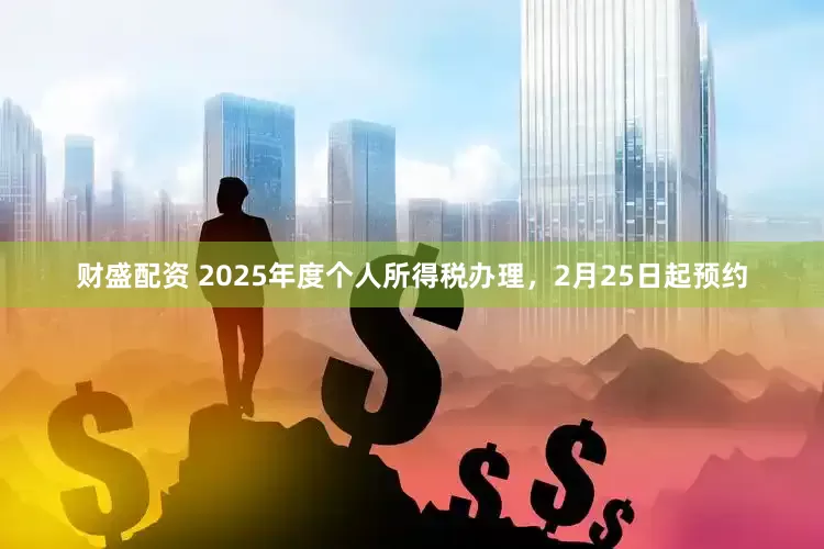 财盛配资 2025年度个人所得税办理，2月25日起预约