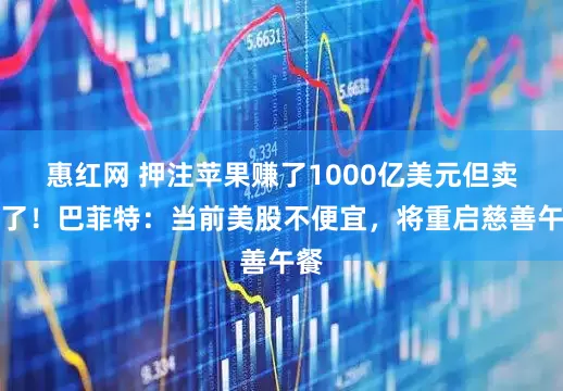 惠红网 押注苹果赚了1000亿美元但卖早了！巴菲特：当前美股不便宜，将重启慈善午餐